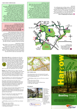 Bentley Priory Circular Walk