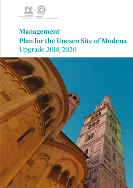 Management Plan for the Unesco Site of Modena Upgrade 2018/2020