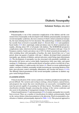 Diabetic Neuropathy