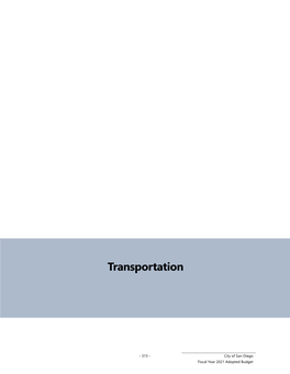 Transportation