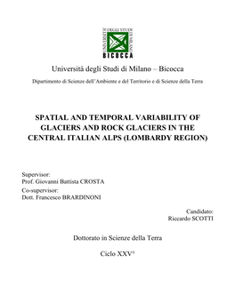 A New Rock Glacier Inventory from the Lombardy Region, Central Alps, Italy