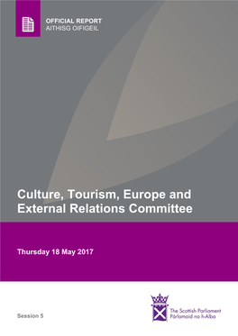 Culture, Tourism, Europe and External Relations Committee