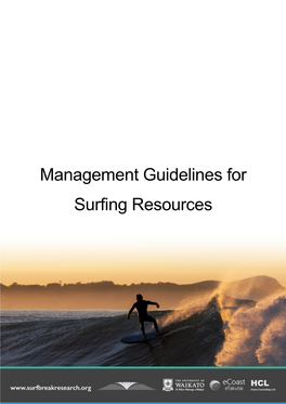 Management Guidelines for Surfing Resources