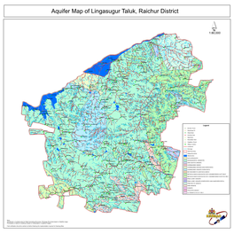 Aquifer Map of Lingasugur Taluk, Raichur District