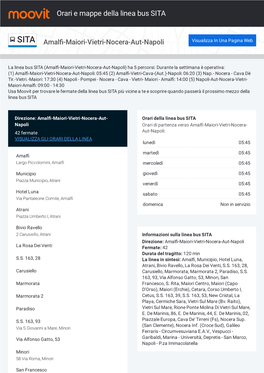 Orari E Percorsi Della Linea Bus SITA