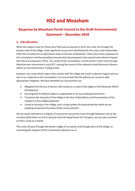 HS2 Draft Environmental Statement