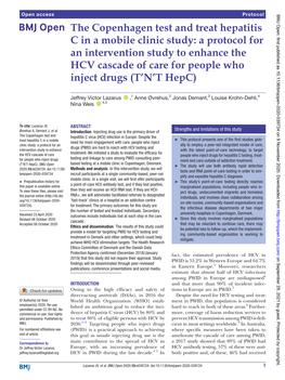 The Copenhagen Test and Treat Hepatitis C in a Mobile