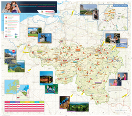 Carte Touristique De La Wallonie FR-DE-NL-EN
