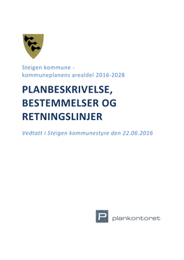 HØRINGSDOKUMENT – Kommuneplanens Arealdel 2015