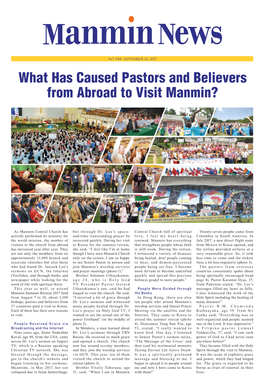 What Has Caused Pastors and Believers from Abroad to Visit Manmin?