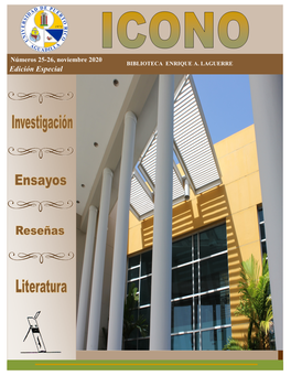 Edición Especial ICONO - Revista Anual De La Biblioteca Enrique A