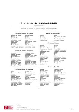 Provincia De VALLADOLI D