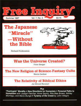 Religion of Science-Fantasy Cults Martin Gardner