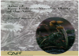 Atlas of Rare Endemic Vascular Plants of the Arctic