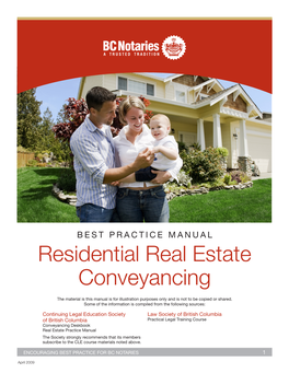 Residential Real Estate Conveyancing