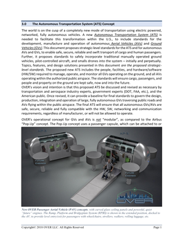 3.0 the Autonomous Transportation System (ATS)