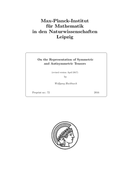 On the Representation of Symmetric and Antisymmetric Tensors