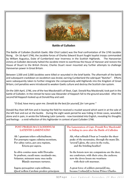 Battle of Culloden