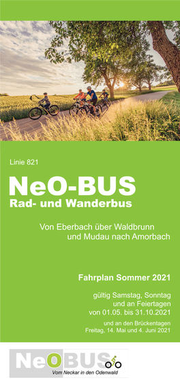 Neo-BUS Rad- Und Wanderbus