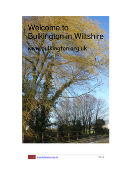 Welcome to Bulkington in Wiltshire