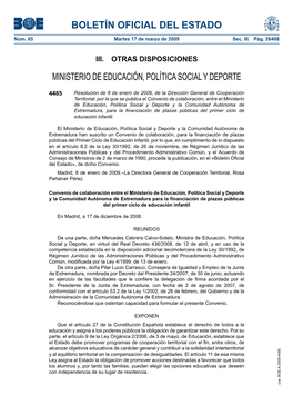 Boe-A-2009-4485 Boletín Oficial Del Estado