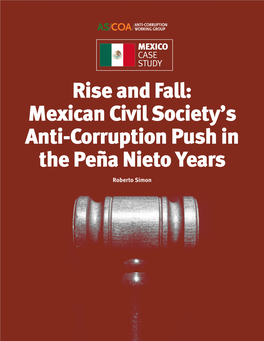 The Civil Society-Driven Anti-Corruption Push in Mexico During the Enrique