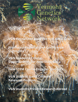 Vermont Genetics Network 2018 INSIDE