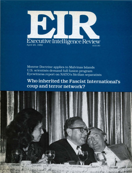 Executive Intelligence Review, Volume 9, Number 15, April 20, 1982