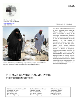 The Mass Graves of Al-Mahawil: the Truth Uncovered