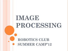 Image Processing