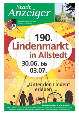 Amtsblatt Der Stadt Allstedt