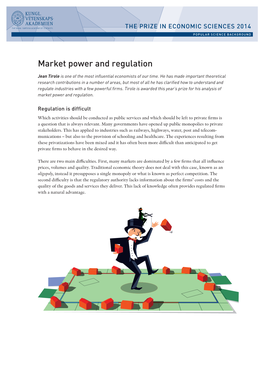 Market Power and Regulation