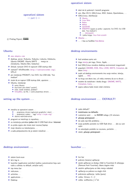 Operativni Sistem — Part 1 — Operativni Sistem Ubuntu Desktop