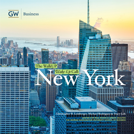 Walkup Wake-Up Call: New York © the George Washington University School of Business 2017 3 Introduction