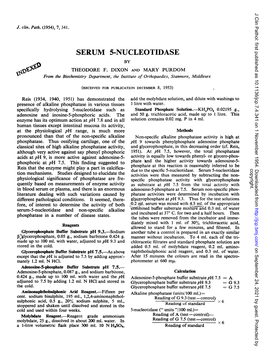 Serum 5-Nucleotidase by Theodore F