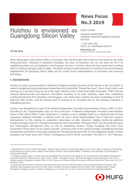 Huizhou Is Envisioned As Guangdong Silicon Valley