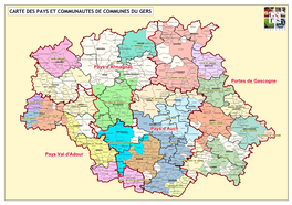Gascogne, Carte Des Communautés