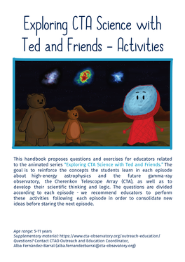 Exploring CTA Science with Ted and Friends - Activities