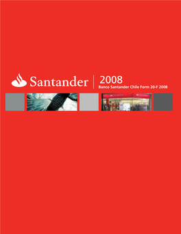 Banco Santander Chile Form 20-F 2008