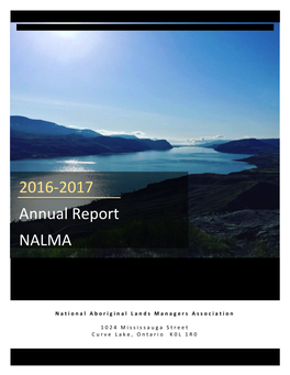 2016-2017 Annual Report NALMA