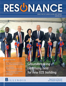 Groundbreaking Ceremony Held for New ECE Building by TOM MOONE
