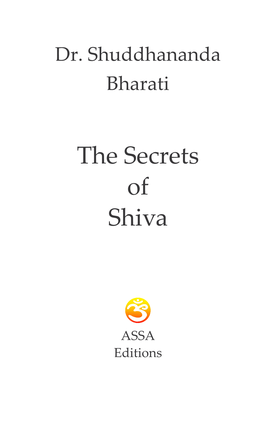 The Secrets of Shiva