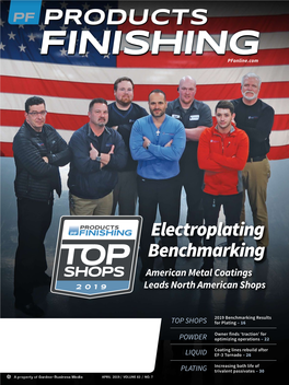 Electroplating Benchmarking SHOPS American Metal Coatings 2019 Leads North American Shops
