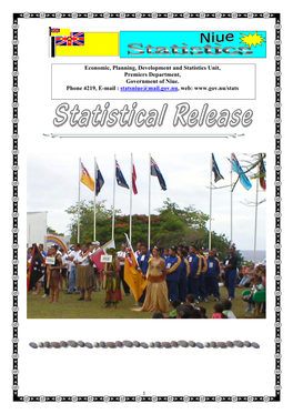 Year (05 January 2004) There Have Been Some Noticeable Observations of the Changes to the Number and Settlement of the Population of Niue