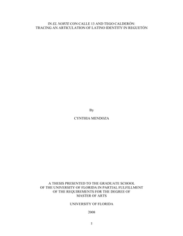 University of Florida Thesis Or Dissertation Formatting