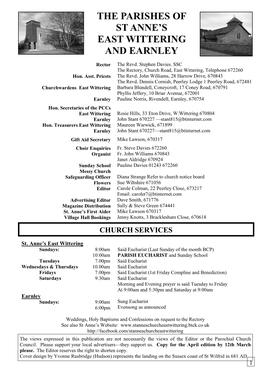 The Parishes of St Anne's East Wittering and Earnley