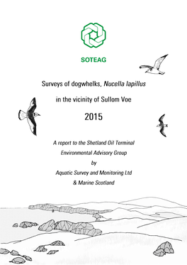 Surveys of Dogwhelks Nucella Lapillus in the Vicinity of Sullom Voe, Shetland, July 2015