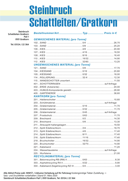 Steinbruch Schattleiten/ N/Gratkorn