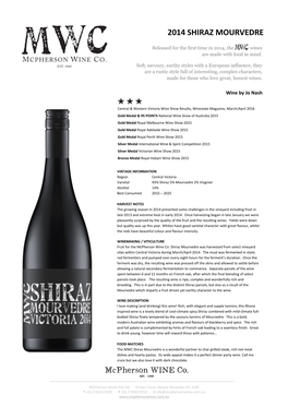 Shiraz Mourvedre