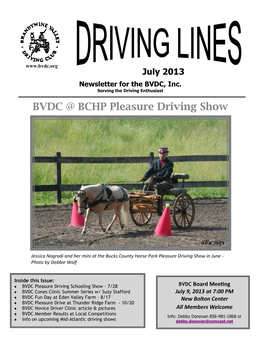 BVDC @ BCHP Pleasure Driving Show